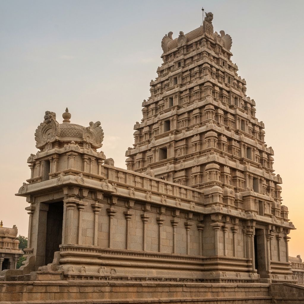 Brihadeeswara Temple at Thanjavur, a UNESCO World Heritage Site
