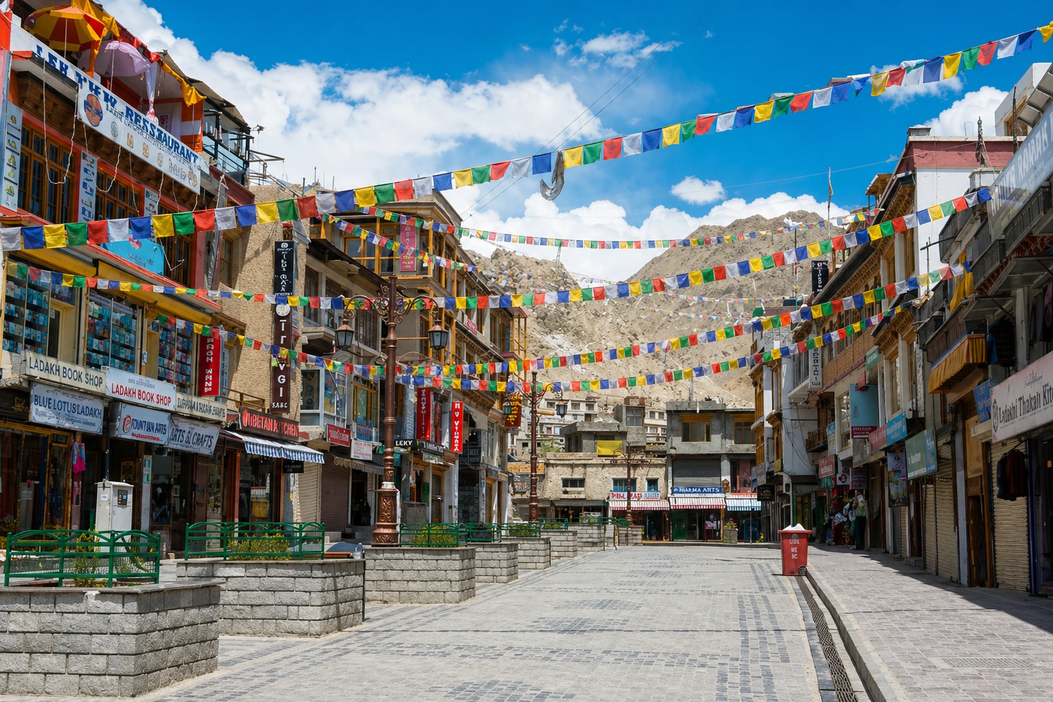 Leh Main Bazaar